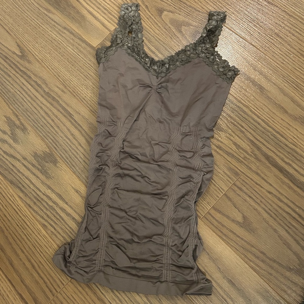 Kismet body on tank top with lace